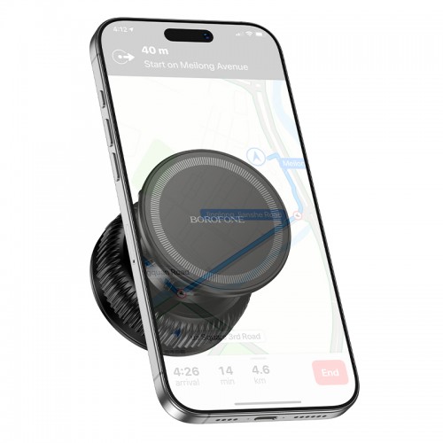 Автомобильный держатель для телефона BOROFONE BH139 Rider, магнитный держатель с вакуумной присоской (универсальный)