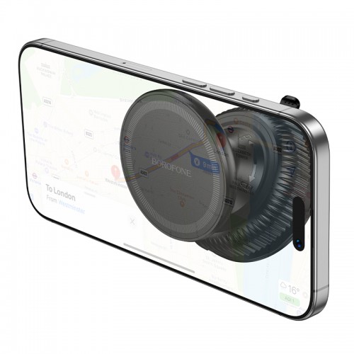 Автомобильный держатель для телефона BOROFONE BH139 Rider, магнитный держатель с вакуумной присоской (универсальный)