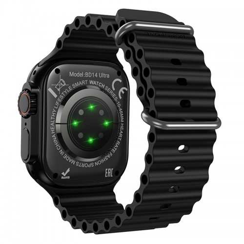 Смарт-годинник BOROFONE BD14 Ultra 51mm. 180 mAh. Smart sports watch(call version) Black