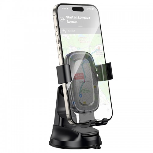 Автодержатель для телефона BOROFONE BH130 Follower гравитационный автомобильный держатель (центральная консоль) Черный