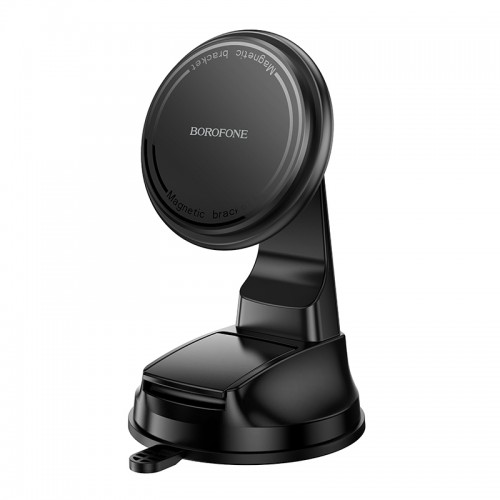 Автодержатель для телефона BOROFONE BH136 Parker ring магнитный автомобильный держатель (центральная консоль) Черный