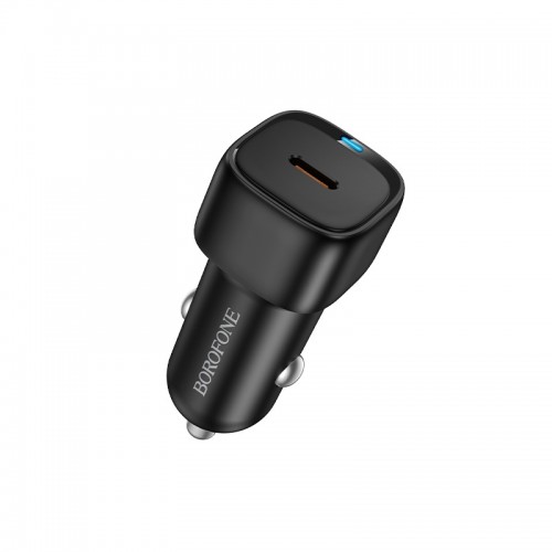 Автомобільний зарядний пристрій BOROFONE BZ34A Cloud single port PD20W car charger Black