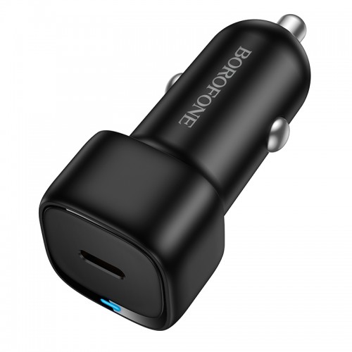 Автомобільний зарядний пристрій BOROFONE BZ34A Cloud single port PD20W car charger Black