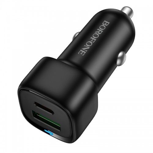 Автомобільний зарядний пристрій BOROFONE BZ34B Cloud PD38W(1C1A) car charger Black