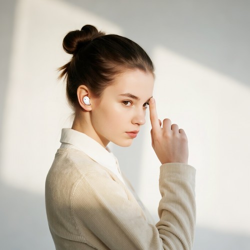 Беспроводные наушники TWS BOROFONE BW97 Clear White