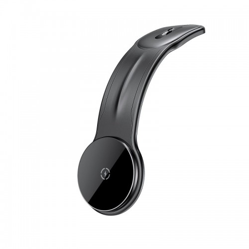 Автотримач для телефона з БЗП ACEFAST D21 Velcro in-car wireless charging holder Black