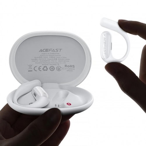 Бездротові навушники TWS ACEFAST FA002 ACEFIT Air wireless earbuds, ENC, IP54, White
