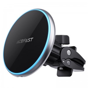 Автотримач для телефона з БЗП ACEFAST D3 magnetic wireless charging car holder Silver