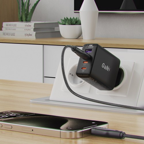 Кабель ACEFAST C8-04 USB-A to USB-C charging data cable Black