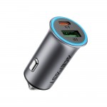Автомобильное зарядное устройство ACEFAST B16 95W (USB-A+USB-C) двухпортовое металлическое автомобильное зарядное устройство