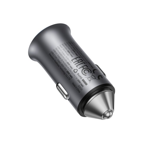 Автомобильное зарядное устройство ACEFAST B16 95W (USB-A+USB-C) двухпортовое металлическое автомобильное зарядное устройство