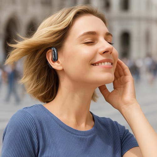 Бездротові навушники TWS ACEFAST FA005 ACEFIT SE, ENC, IPX4, Black