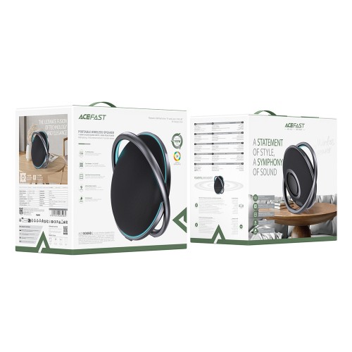 Портативная колонка Acefast K5 Pro Portable wireless Speaker Black