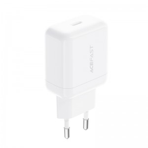 Сетевое зарядное устройство ACEFAST A130 PD20W, одинарное USB-C, белое