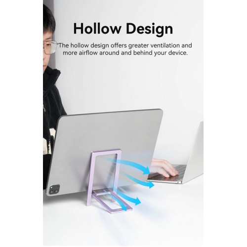 Тримач для телефона Vention Portable Cell Phone Stand Holder for Desk Aluminum Alloy Type Gray (KCZH0)