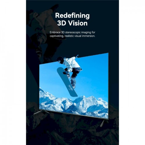 Сплітер Vention 4K 1x8 HDMI Splitter Black Aluminum Alloy Type EU Standard