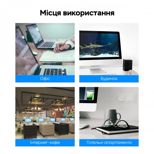 Мережевий кабель Vention Cat.5E UTP Patch Cable 1.5M Blue (VAP-A10-S150)