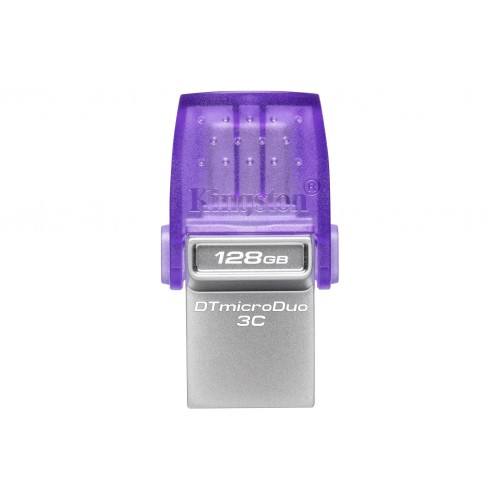 Флеш-накопичувач Kingston USB 3.2 DT microDuo 3C 128GB (Type-A/Type-C) (200Mb/s)