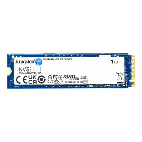 Накопичувач SSD M.2 Kingston NV3 1000GB NVMe 2280 PCIe 4.0 x4 3D NAND