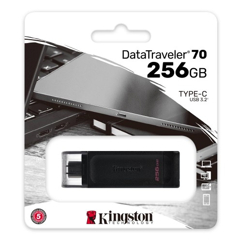 Флеш-накопичувач Kingston USB 3.2 DT 70 256GB Type-C