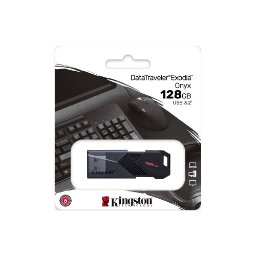 Флеш-накопичувач Kingston USB 3.2 DT Exodia Onyx 128GB Black