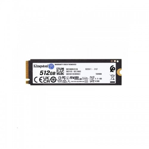 Накопичувач SSD M.2 Kingston KC3000 512GB NVMe 2280 PCIe 4.0 x4 3D NAND TLC