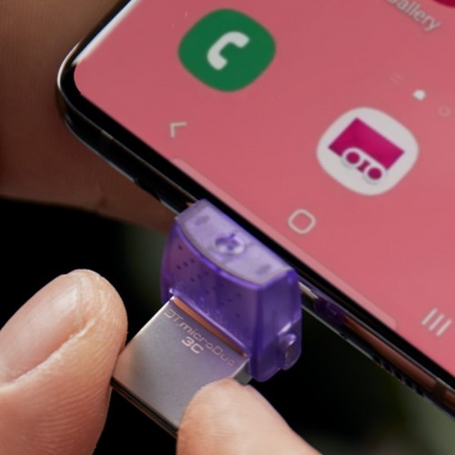 Флеш-накопичувач Kingston USB 3.2 DT microDuo 3C 64GB (Type-A/Type-C) (200Mb/s)