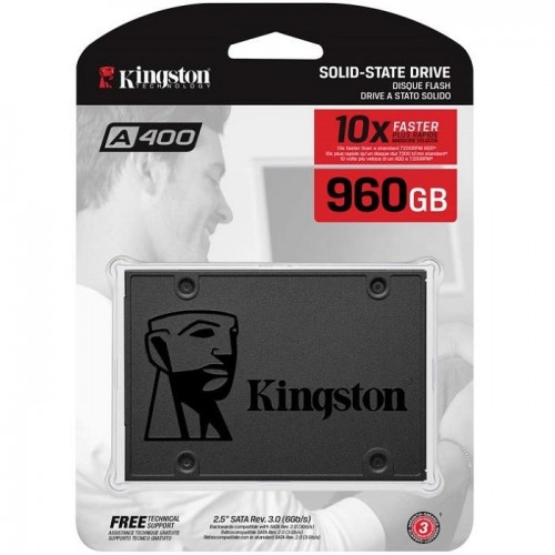Накопичувач SSD Kingston SSDNow A400 960GB 2.5" SATAIII 3D NAND