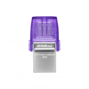 Флеш-накопичувач Kingston USB 3.2 DT microDuo 3C 256GB (Type-A/Type-C) (200Mb/s)