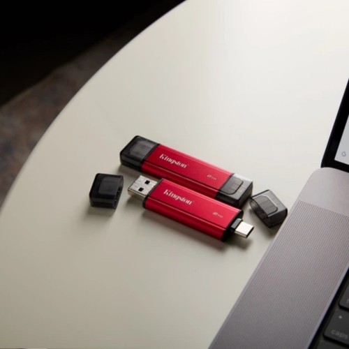 Портативний SSD Kingston Dual USB-A/C 2TB Dual Portable 1050MB/s USB 3.2 Gen 2 Red/Black