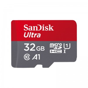 Карта пам'яті microSDHC (UHS-1) SanDisk Ultra 32Gb class 10 A1 (120Mb/s) (adapter SD)