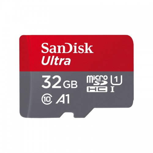 Карта пам'яті microSDHC (UHS-1) SanDisk Ultra 32Gb class 10 A1 (120Mb/s) (adapter SD)
