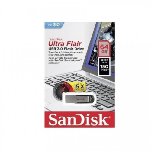 Флеш-накопичувач SanDisk USB 3.0 Ultra Flair 64Gb