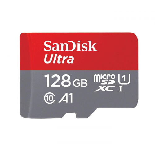 Карта пам'яті microSDXC (UHS-1) SanDisk Ultra 128Gb class 10 A1 (100Mb/s)