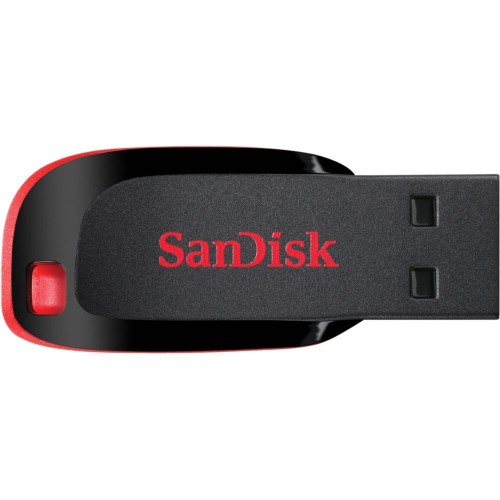 Флэш-накопитель SanDisk USB 2.0 Cruzer Blade 32 ГБ Black/Red