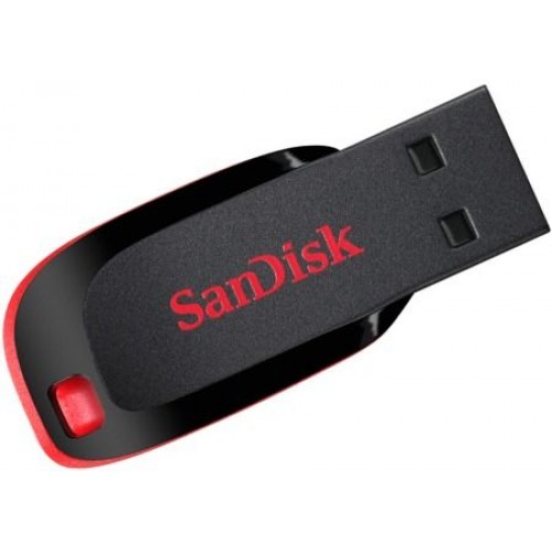 Флэш-накопитель SanDisk USB 2.0 Cruzer Blade 32 ГБ Black/Red