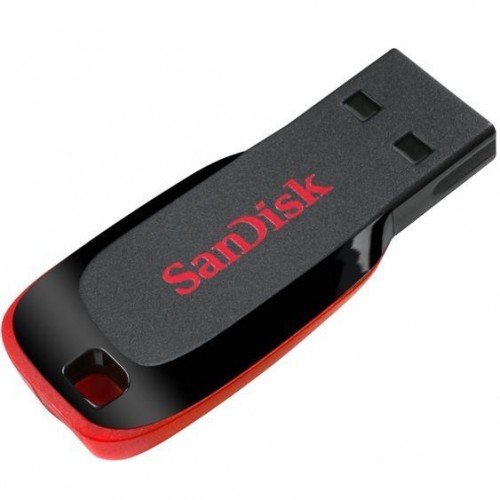 Флеш-накопичувач SanDisk USB 2.0 Cruzer Blade 16Gb Black/Red