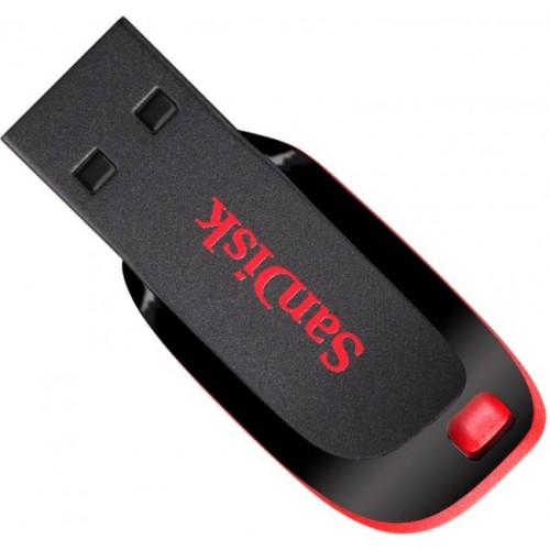Флеш-накопичувач SanDisk USB 2.0 Cruzer Blade 16Gb Black/Red