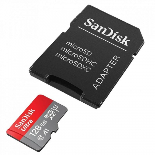 Карта пам'яті microSDXC (UHS-1) SanDisk Ultra 128Gb class 10 A1 (140Mb/s) (adapter SD) Imaging Packaging