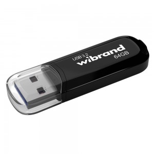 Флеш-накопичувач Wibrand USB 3.2 Gen1 Marten 64GB Black