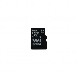 Карта пам'яті microSDXC (UHS-1 U3) Wibrand 64Gb class 10