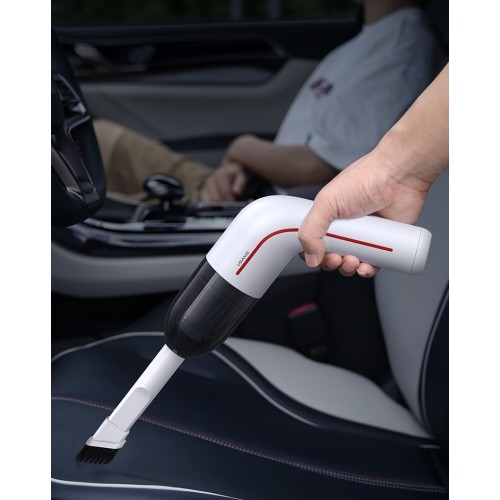 Автомобильный пылесос Usams US-ZB253 Mini Handheld Vacuum Cleaner серии LEJ, белый