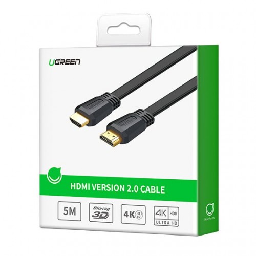 Кабель UGREEN ED015 HDMI Flat Cable 5m (UGR-50821)