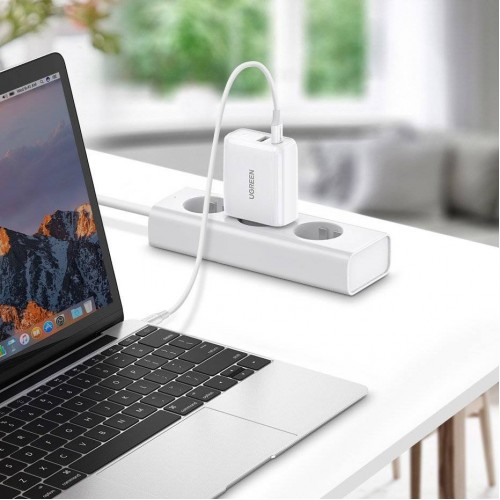 Сетевое зарядное устройство UGREEN CD170 38 Вт USB-C Wall Charger EU (белый) (UGR-60468)