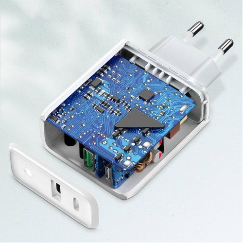 Сетевое зарядное устройство UGREEN CD170 38 Вт USB-C Wall Charger EU (белый) (UGR-60468)