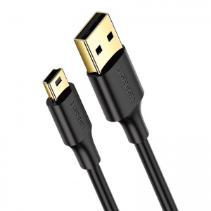 Кабель UGREEN USB 2.0 A Male to Mini 5 Pin Male Cable 0.5m (Black)