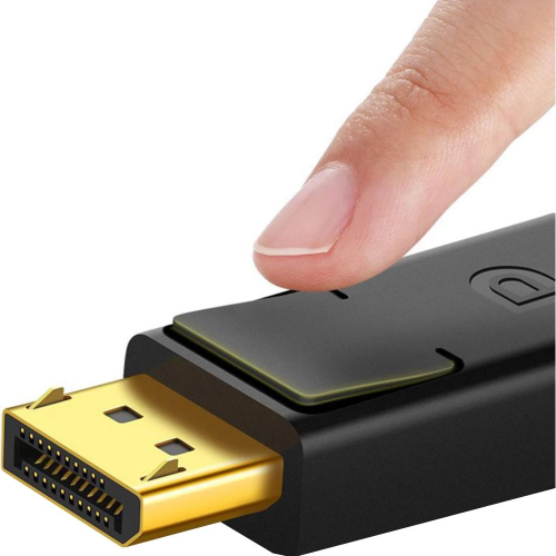 Кабель UGREEN DP (папа–папа) 1 м (чёрный)