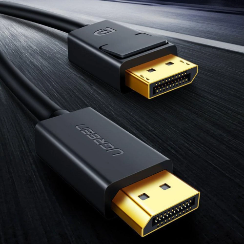 Кабель UGREEN DP (папа–папа) 1 м (чёрный)