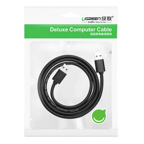 Кабель UGREEN USB 2.0 A Male to A Male Cable 2m (Black)