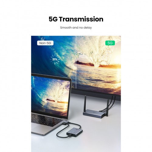 Безпровідний подовжувач UGREEN CM506 Wireless HDMI Extender Transmitter and Receiver 50m(UGR-50633A)